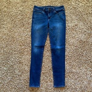 American Eagle Women's Dark Blue Skinny Jeans
